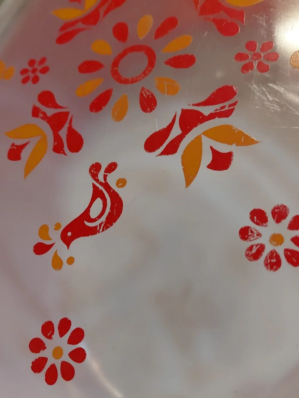 Vtg Pyrex Red Friendship Oval Dish With Lid. 2.5 Quarts